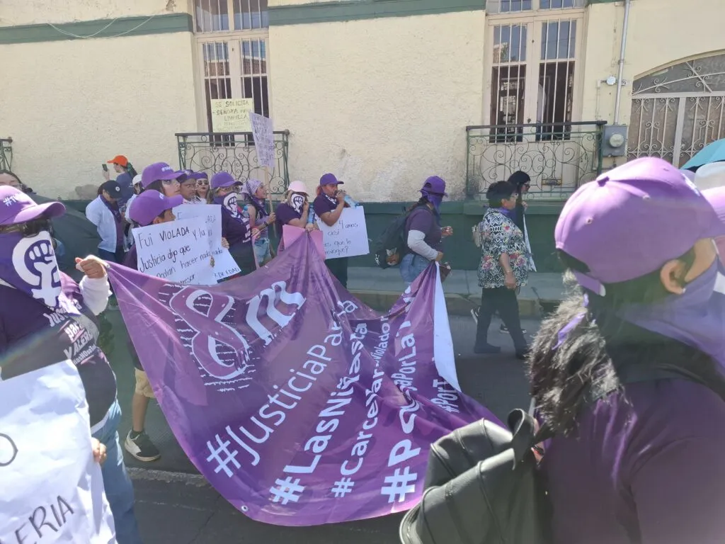 Mujeres exigen justicia y alzan la voz contra la violencia en Hidalgo