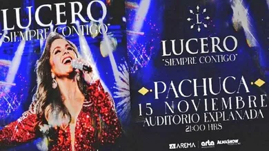 Concierto de Lucero en el Auditorio Explanda Pachuca