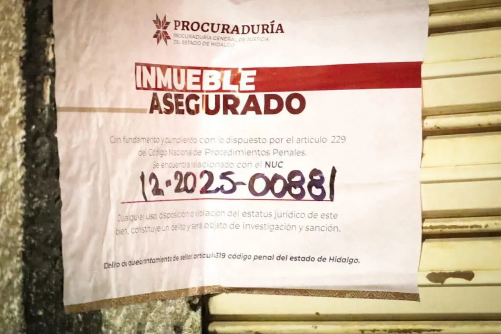 Cateo en Tulancingo: aseguran inmuebles, colonos se manifiestan