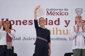Claudia Sheinbaum en Ciudad Juárez