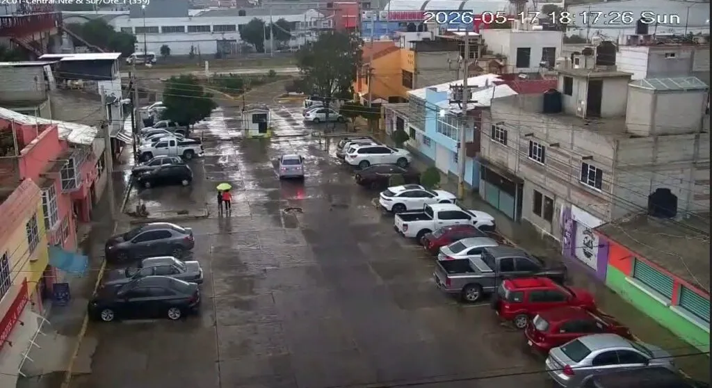 Lluvia y granizo activan alerta de emergencia en Mineral de la Reforma