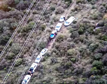 Autoridades realizan diligencias por hallazgo de fosa clandestina en Atotonilco de Tula.