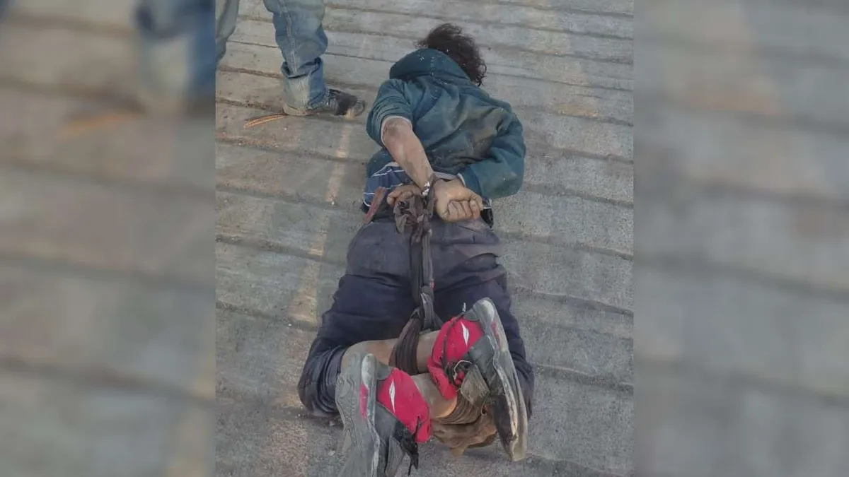 Ixmiquilpan: pobladores detienen a presunto ladrón