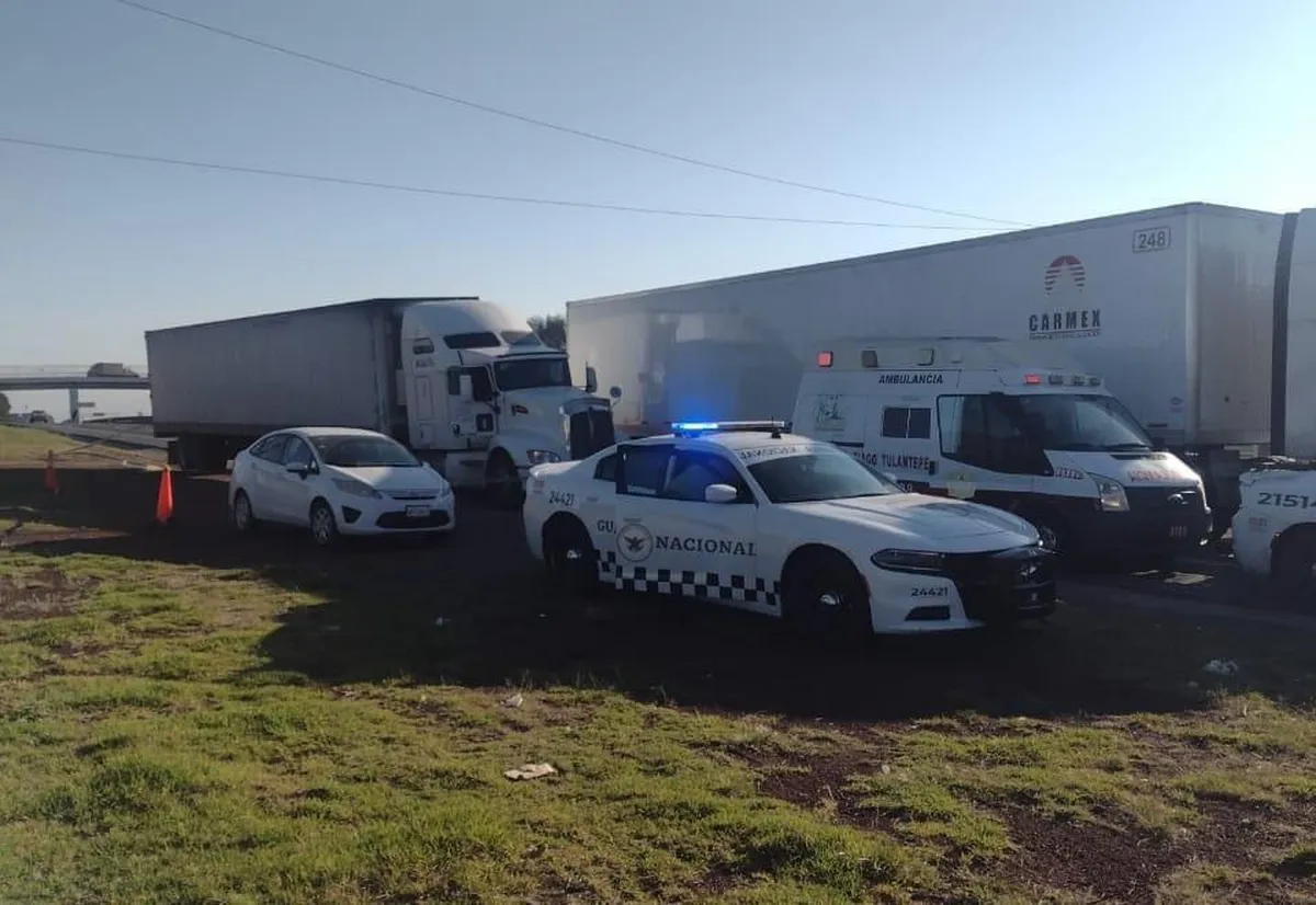 Tragedia en la carretera Tulancingo-Singuilucan: fallece conductor de tráiler por infarto
