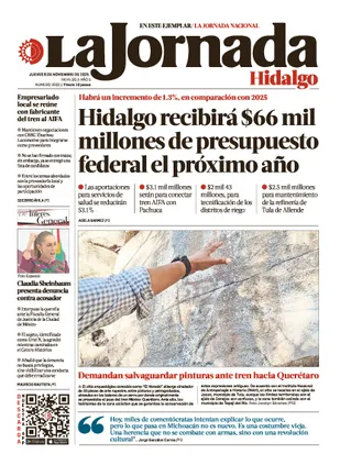 La Jornada Hidalgo | 06 de noviembre de 2025