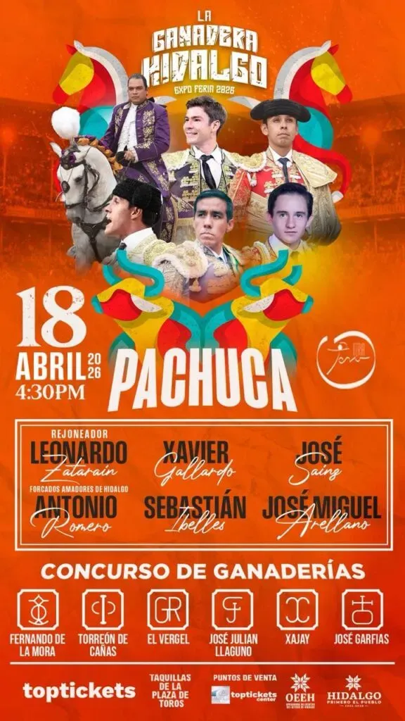 La Ganadera Hidalgo 2026: ¿qué grupo se presenta este sábado 18 de abril?