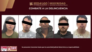 Detenidos Mineral de la Reforma