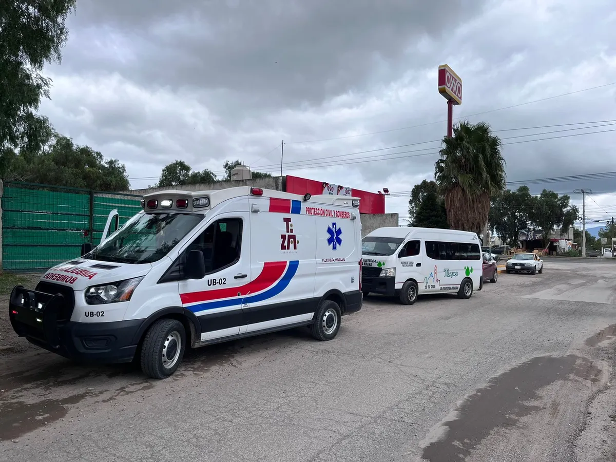 Accidente en Tizayuca: choque de combi deja dos lesionadas