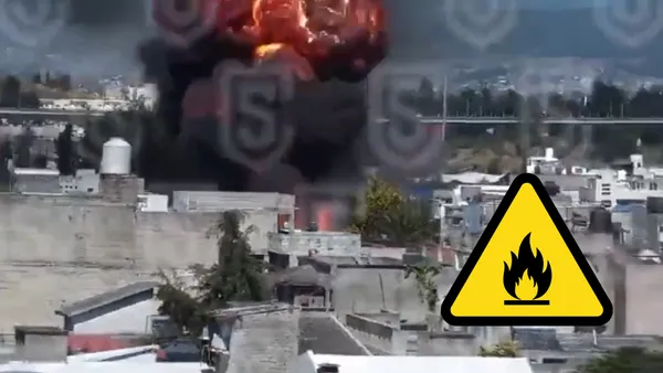Un incendio en Tultepec fue detectado por cámaras estatales en Avenida Lerma. Unidades de emergencia laboran en la zona para controlar el siniestro.