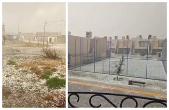 VIDEOS: Granizo del tamaño de pelota de golf sorprende a vecinos de Pachuca y Mineral de la Reforma