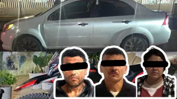 aseguran a tres presuntos roba motocicletas en Pachuca.