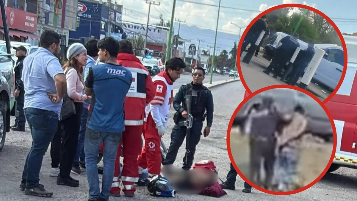 Operativo policiaco tras intento de robo de camioneta en Tulancingo.