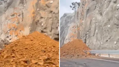 Tras el deslave en Omitlán, alertan por posibles nuevos desprendimientos en la carretera.