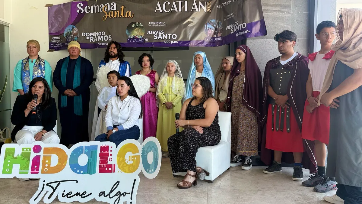 Acatlán presenta la edición XXXIV del Viacrucis Viviente, uno de los más grandes de Hidalgo