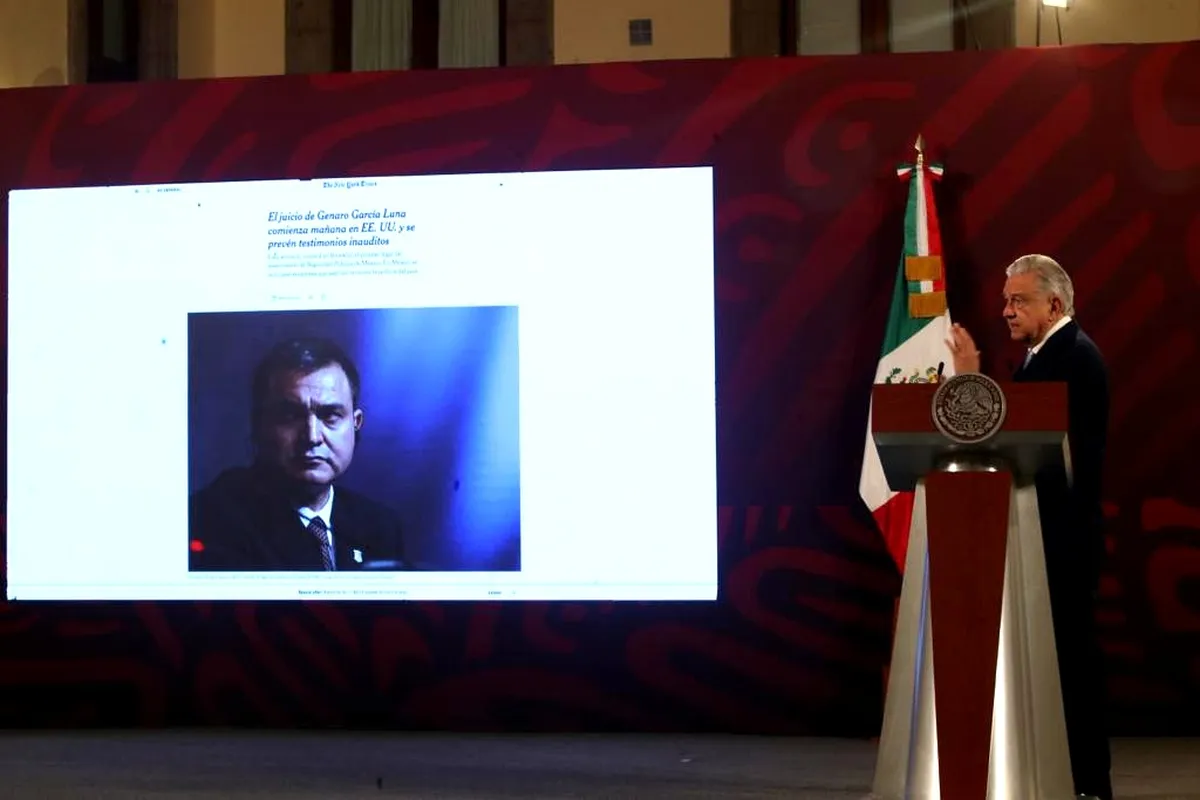 Con juicio de García Luna surgirá información sobre sobornos, confía AMLO