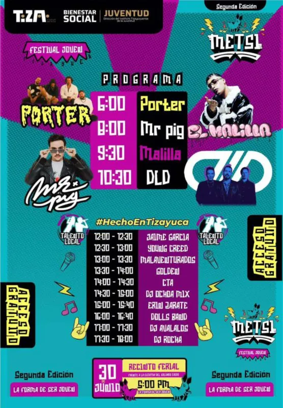 Festival Metsi 2024 en Tizayuca: talento local brillará en segunda edición