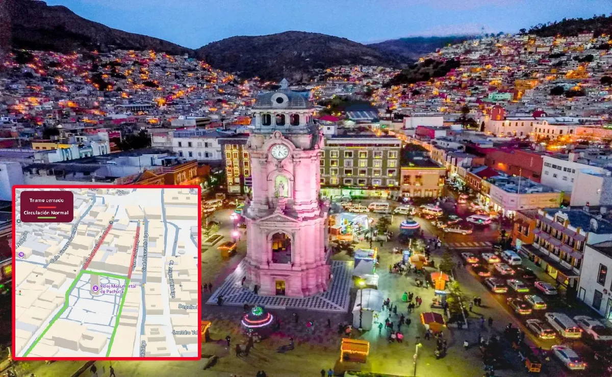 Centro de Pachuca calles cerradas