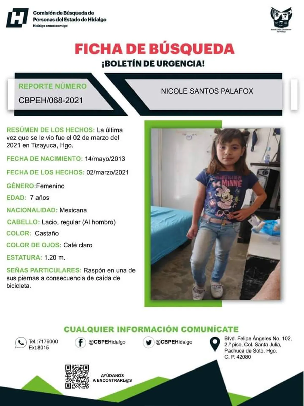 Capturan a un sujeto vinculado a secuestro de Nicole Santos