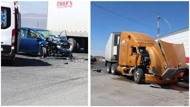 Accidente vehicular en carretera a Villa de Tezontepec