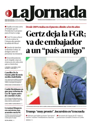 La Jornada | 28 de noviembre de 2025