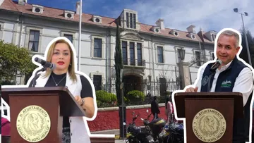 Presidencia municipal de Pachuca, exalcalde Sergio Baños y Regidora Nadia Reyna