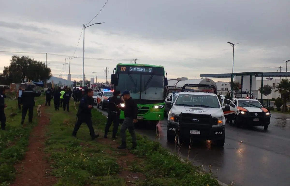 Detienen a tres asaltantes de transporte público de Tizayuca y Edomex