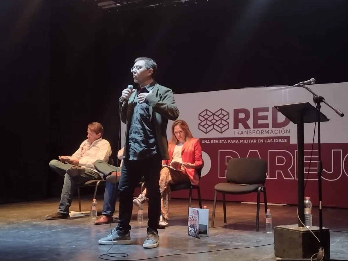 Politólogo Juan Carlos Monedero presenta la revista Red de Transformación