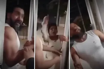 Vecinos exigen acciones tras difundirse el video de una pareja que presuntamente agredió al personal de seguridad en Pachuca.