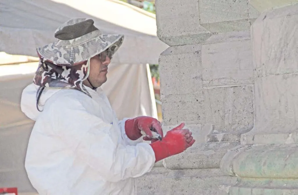Avanza restauración del Reloj de Pachuca