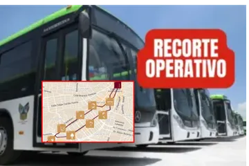 Tuzobús anuncia recorte operativo por obras