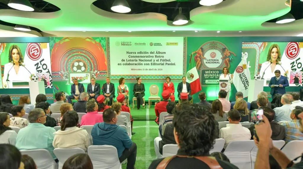 Lotería Nacional y Panini lanzan álbum retro de fútbol gratuito en México