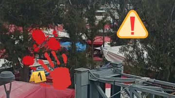 Zona de Iztapalapa donde se reportó una balacera en el tianguis El Salado, con saldo de una mujer fallecida y otra herida. Foto: Especial