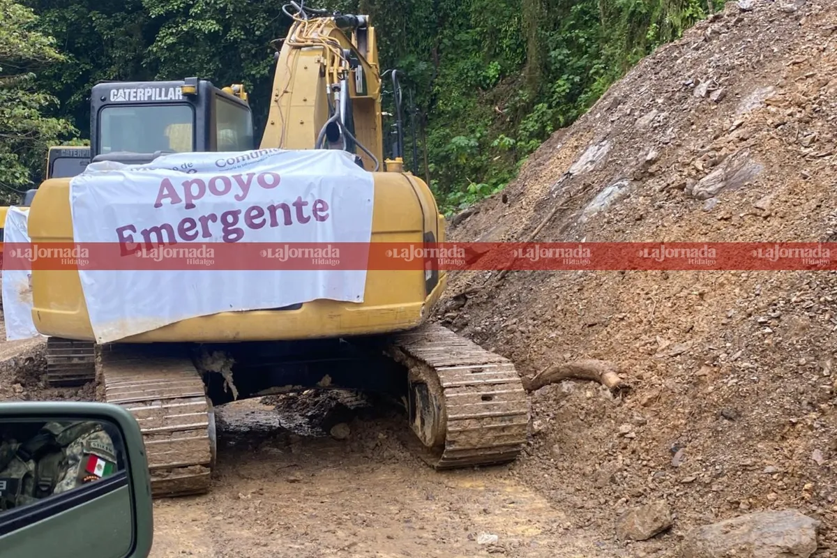 Camino rural dañado