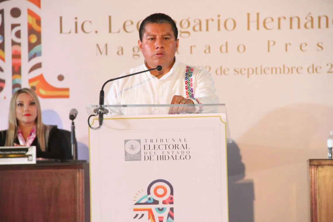 TEEH: Leodegario Hernández defiende resoluciones y baja de 10 puntos en efectividad