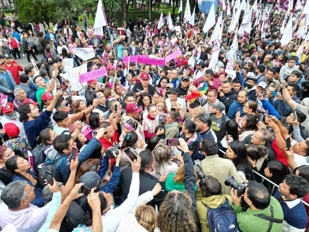 “Desde los 15 años he caminado para fortalecer los derechos de México”: Claudia Sheinbaum