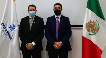 Presenta Batres Campos agenda de trabajo para Coparmex Hidalgo