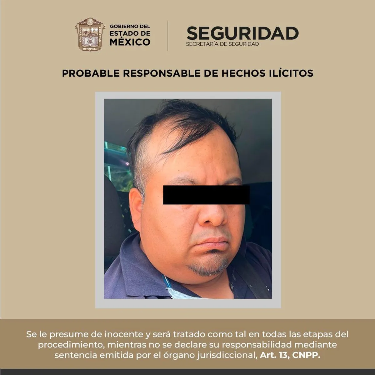 Detienen a robacoches en Estado de México