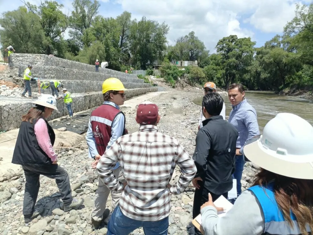 Río Tula avanza con obras contra inundaciones y restauración ambiental