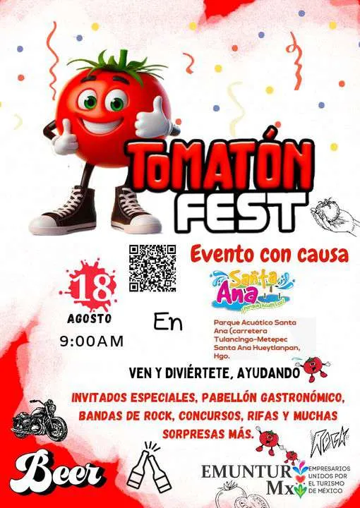 Primer Tomatón Fest en Tulancingo: batalla de tomates, música y sabor; ve cuándo es