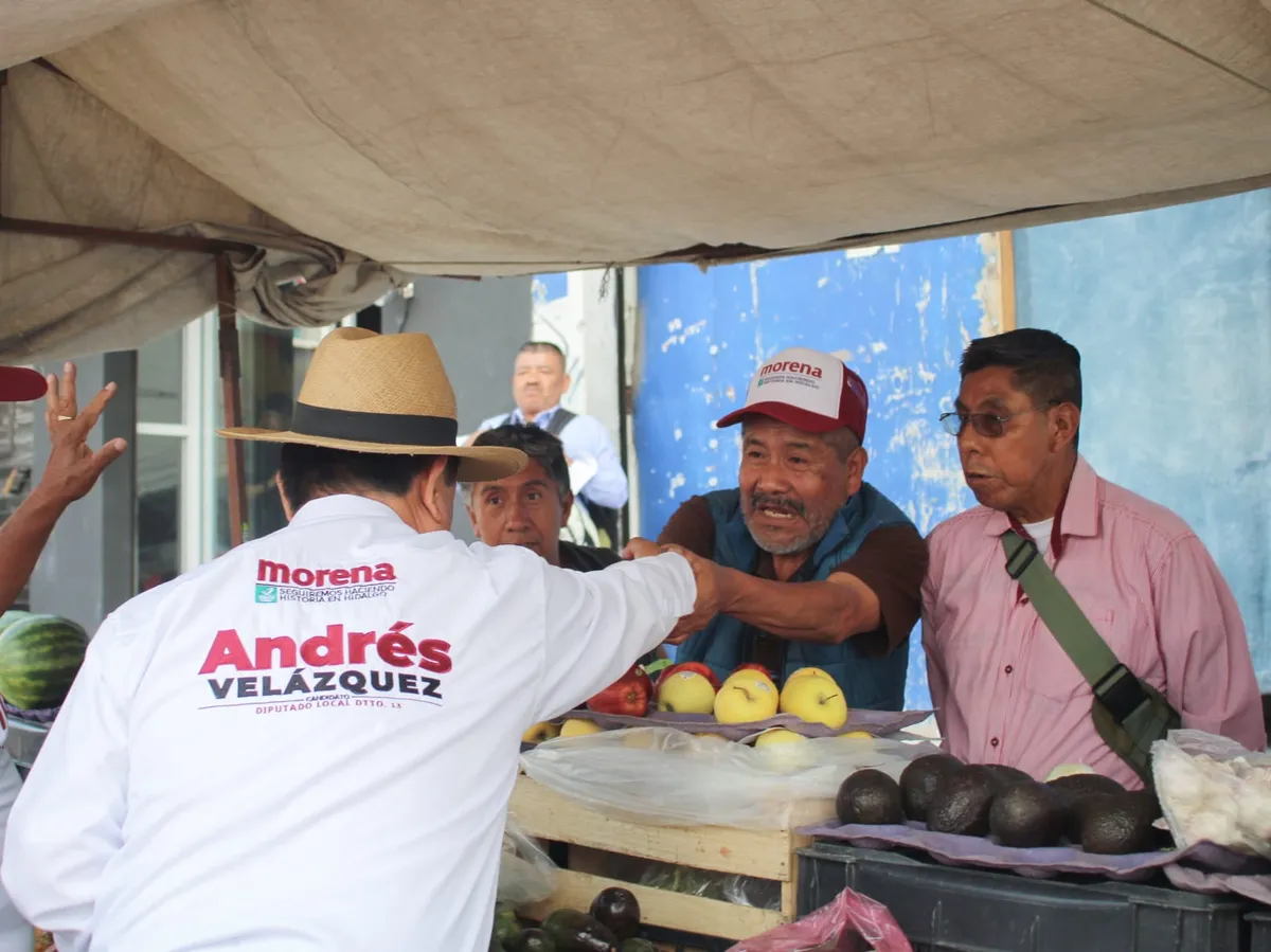 La transformación llegará a colonias altas de Pachuca: Andrés Velázquez