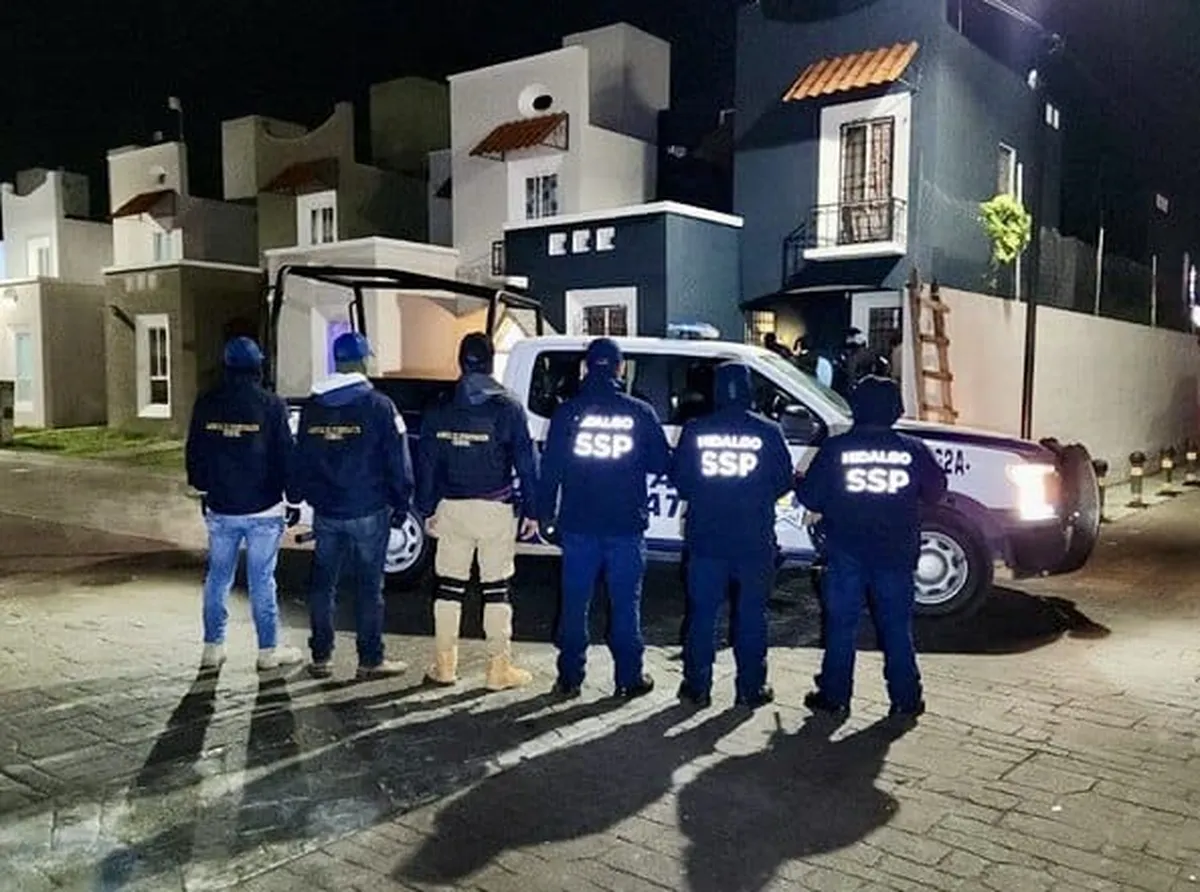 Tizayuca: SSPH y PGJEH desmantelan centro de drogas operado por venezolana