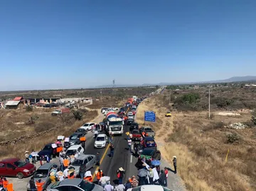 Siguen las manifestaciones del SNTE en Hidalgo por falta de pagos
