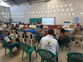 Reunión de consulta indígena por restauración de la presa Endhó