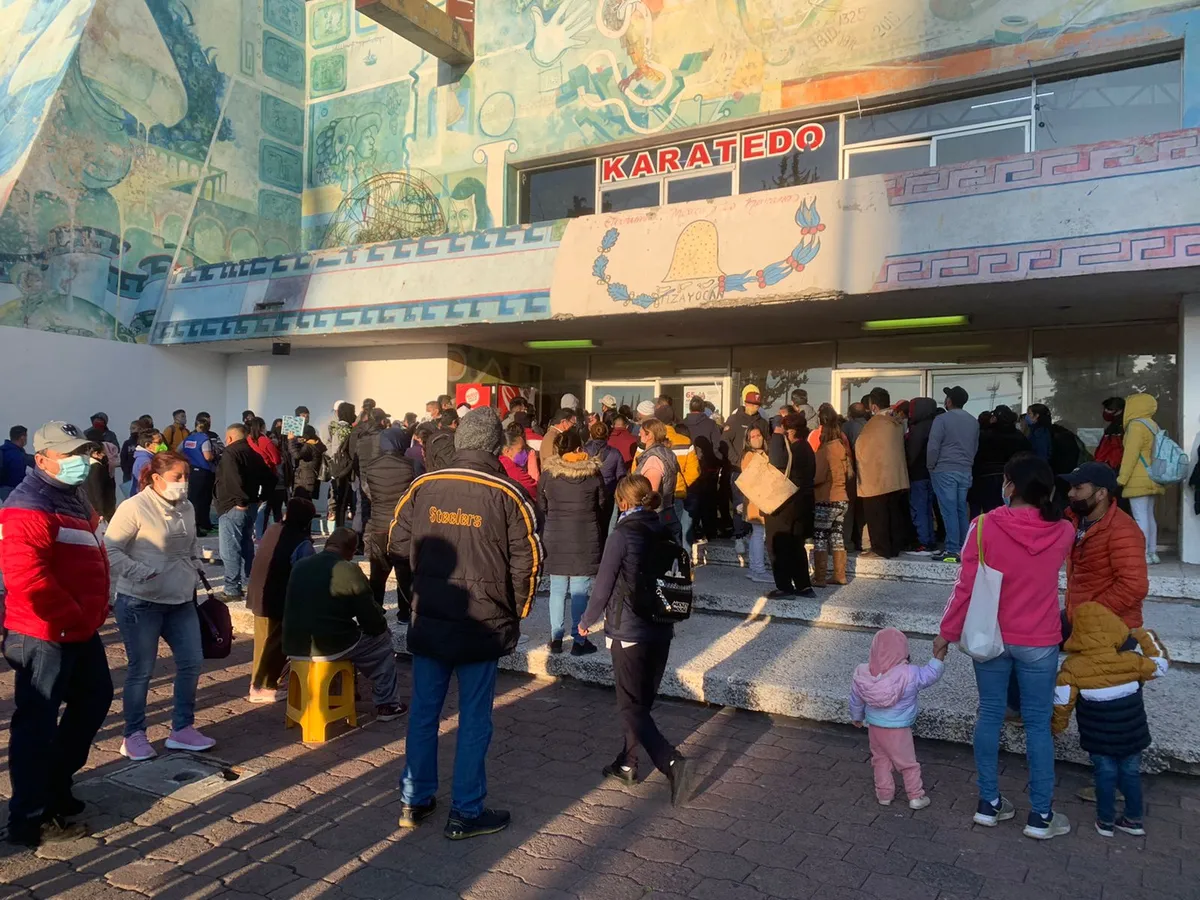Continúa la alta afluencia para la vacunación a rezagados en Tizayuca