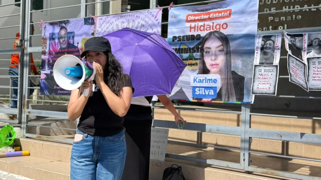 “¡Ni una más!”: colectivas en Hidalgo alzan la voz contra la violencia vicaria