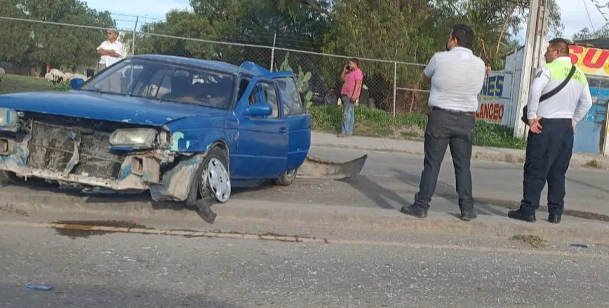 Accidente en bulevar de Tizayuca sin heridos de gravedad