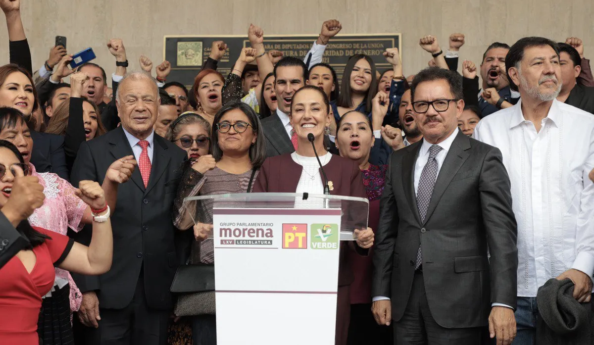 Claudia Sheinbaum llama a diputados a respaldar la 4T