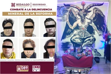 Tizayuca: caen 6 miembros de ‘Los Hijos del Diablo’; hallan otra ofrenda satánica