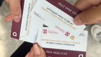 Tarjeta de Mi Beca para Empezar para estudiantes de preescolar, primaria y secundaria durante el ciclo escolar 2026-2027.