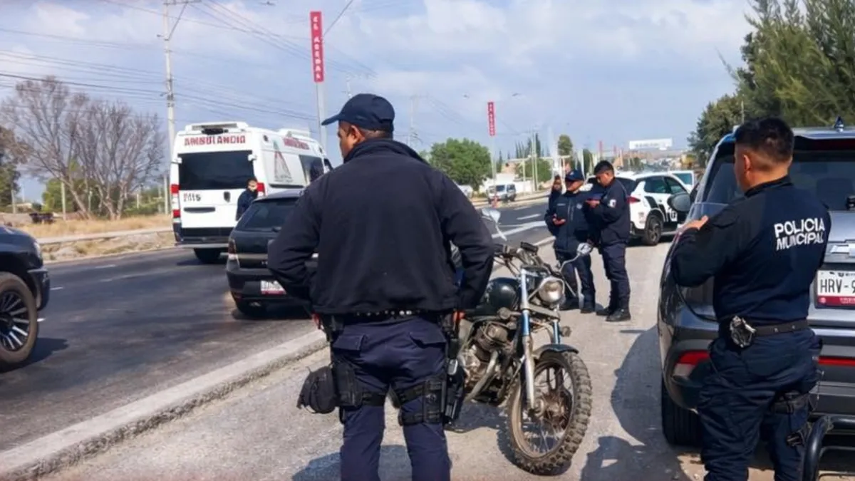 Motociclista accidentado